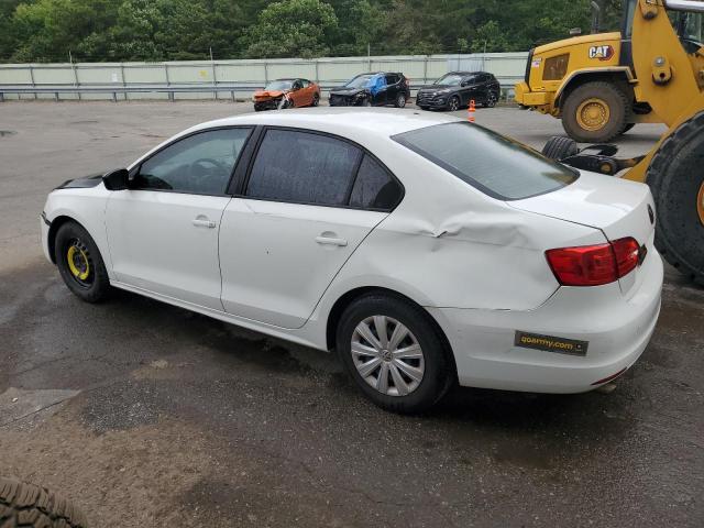 3VW2K7AJ9EM410798 - 2014 VOLKSWAGEN JETTA BASE 白色 照片 2