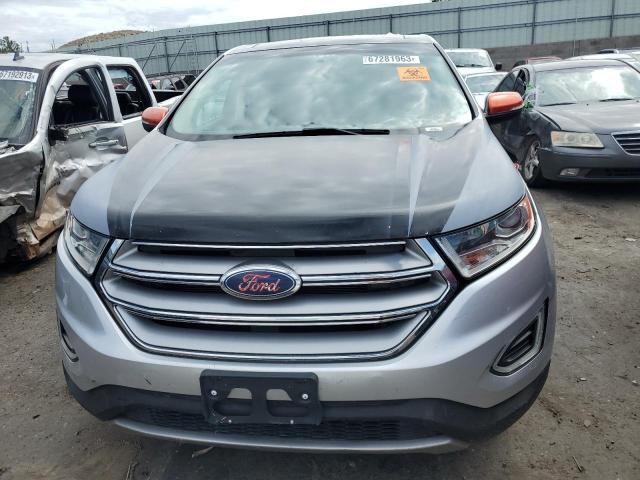 2FMPK4J81GBC07716 - 2016 FORD EDGE SEL SILVER photo 5