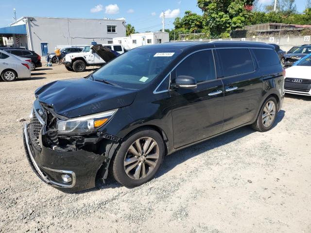 KNDME5C1XG6130881 - 2016 KIA SEDONA SXL BLACK photo 1