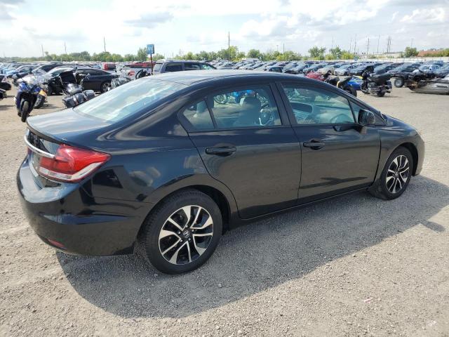 19XFB2F89DE038465 - 2013 HONDA CIVIC EX Czarny zdjęcie 3