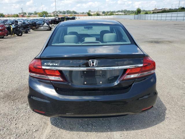 19XFB2F89DE038465 - 2013 HONDA CIVIC EX Czarny zdjęcie 6