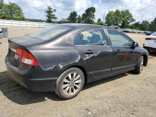 2HGFA16829H532404 - 2009 HONDA CIVIC EX BLACK photo 3