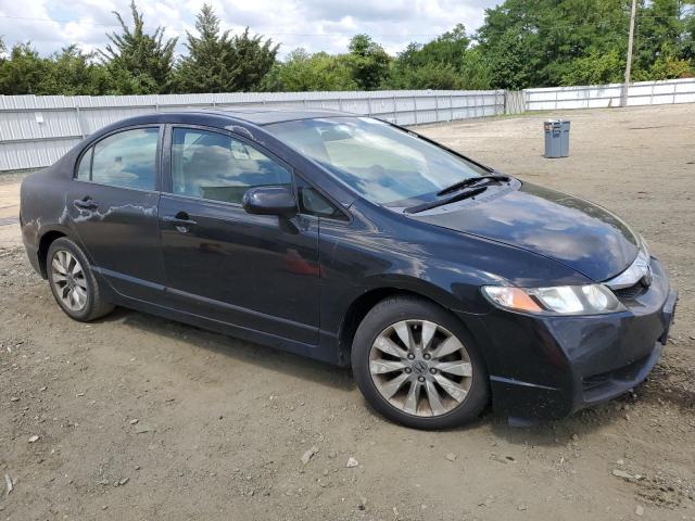 2HGFA16829H532404 - 2009 HONDA CIVIC EX BLACK photo 4