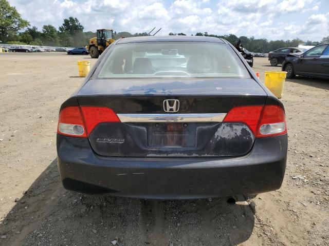 2HGFA16829H532404 - 2009 HONDA CIVIC EX BLACK photo 6