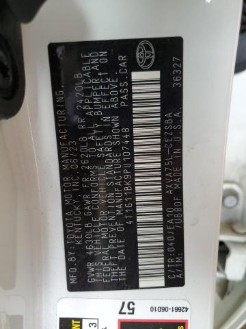 4T1G11BK9PU107448 - 2023 TOYOTA CAMRY SE NIGHT SHADE WHITE photo 13