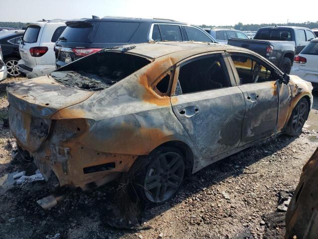 3KPF34AD9ME339122 - 2021 KIA FORTE GT LINE BURN photo 3