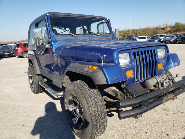 1J4FY19PXRP403703 - 1994 JEEP WRANGLER / S BLUE photo 1