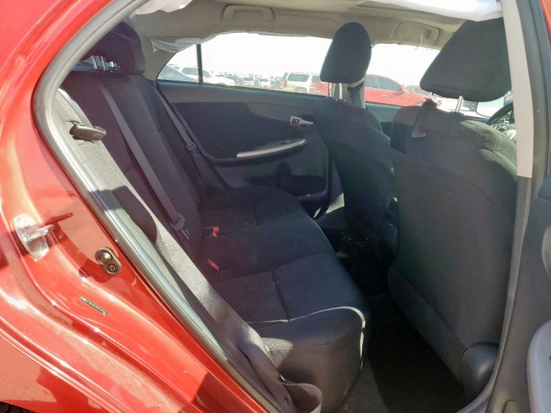 2T1BU4EE8BC591308 - 2011 TOYOTA COROLLA BASE Rouge photo 10