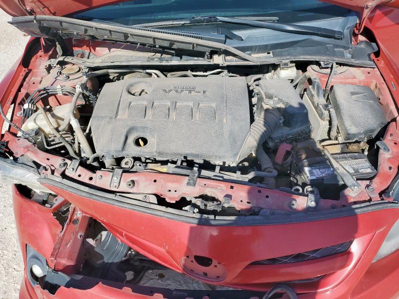 2T1BU4EE8BC591308 - 2011 TOYOTA COROLLA BASE Rouge photo 11