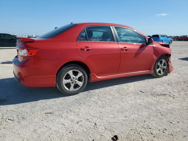 2T1BU4EE8BC591308 - 2011 TOYOTA COROLLA BASE Rouge photo 3