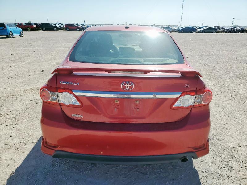 2T1BU4EE8BC591308 - 2011 TOYOTA COROLLA BASE Rouge photo 6