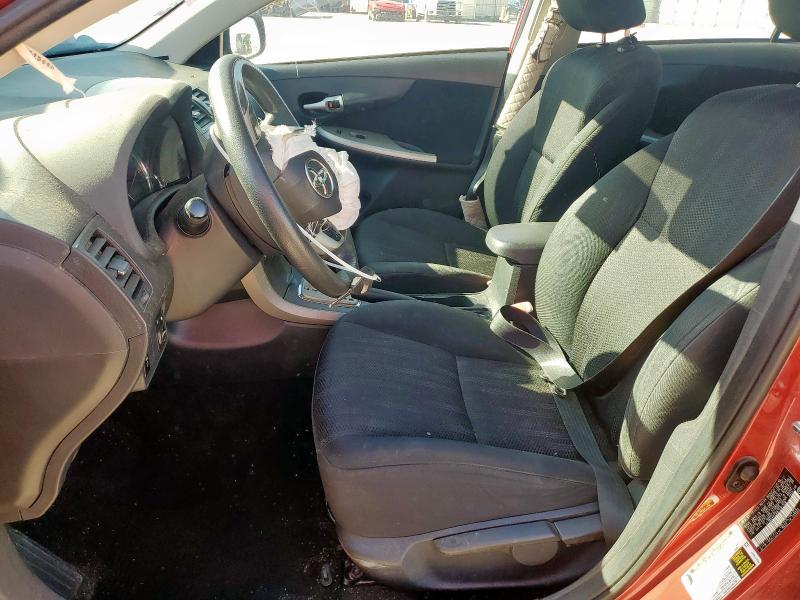 2T1BU4EE8BC591308 - 2011 TOYOTA COROLLA BASE Rouge photo 7