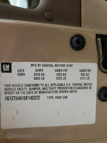 1G1ZT64815F142372 - 2005 CHEVROLET MALIBU MAXX LS 棕色 照片 12