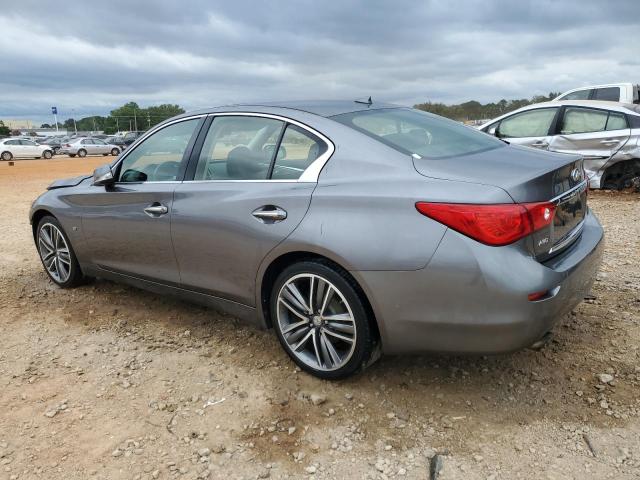 JN1BV7AR8EM681219 - 2014 INFINITI Q50 BASE GRAY photo 2
