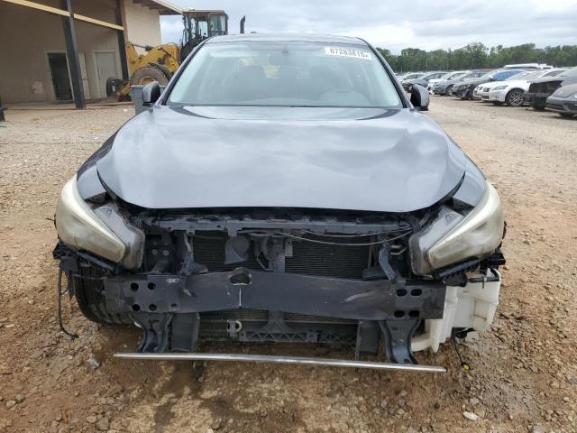 JN1BV7AR8EM681219 - 2014 INFINITI Q50 BASE GRAY photo 5