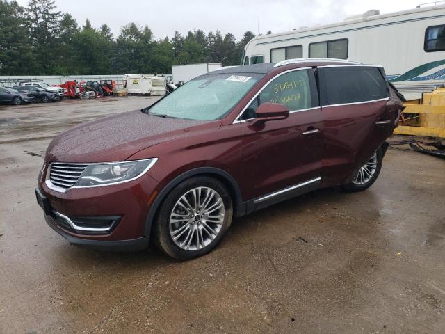 2LMTJ8LR7GBL61110 - 2016 LINCOLN MKX RESERVE 勃艮第红 照片 1