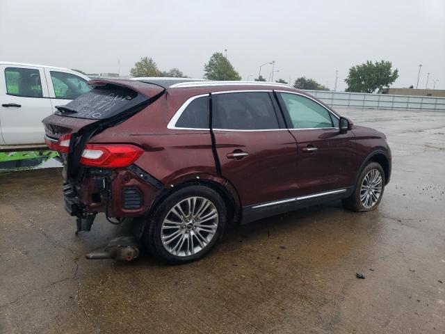 2LMTJ8LR7GBL61110 - 2016 LINCOLN MKX RESERVE BURGUNDY photo 3