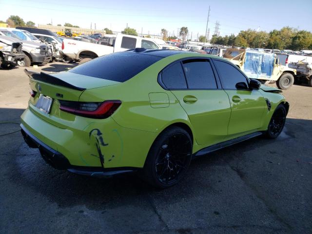 WBS43AY05PFP22289 - 2023 BMW M3 COMPETITION მწვანე ფოტო 3