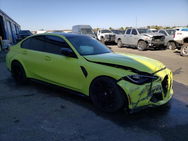 WBS43AY05PFP22289 - 2023 BMW M3 COMPETITION მწვანე ფოტო 4