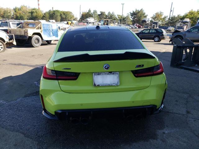 WBS43AY05PFP22289 - 2023 BMW M3 COMPETITION მწვანე ფოტო 6