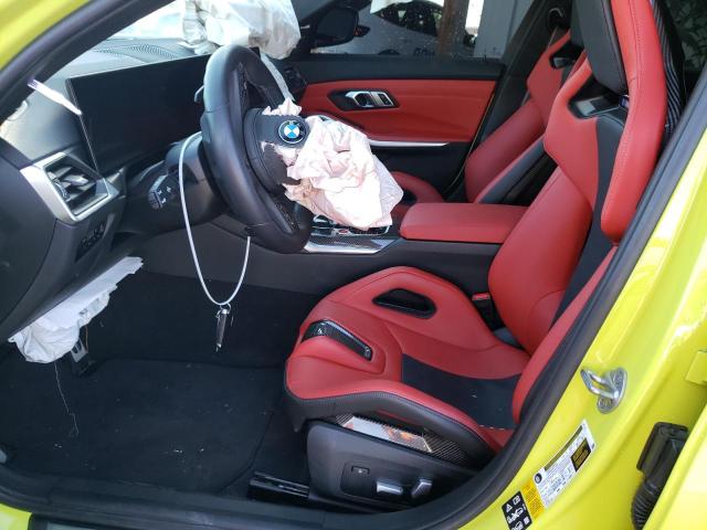 WBS43AY05PFP22289 - 2023 BMW M3 COMPETITION მწვანე ფოტო 7