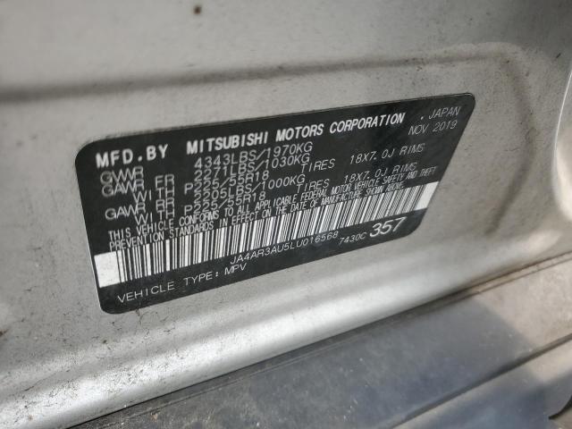 JA4AR3AU5LU016568 - 2020 MITSUBISHI OUTLANDER ES SILVER photo 13