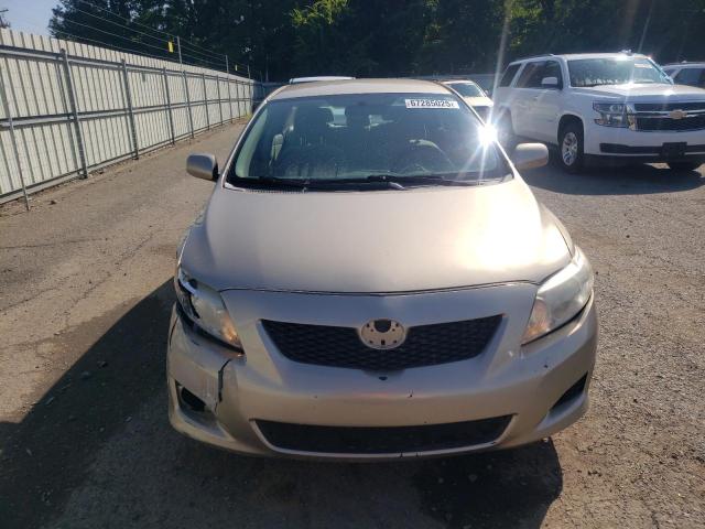 1NXBU4EE7AZ173111 - 2010 TOYOTA COROLLA BASE 金色 照片 5