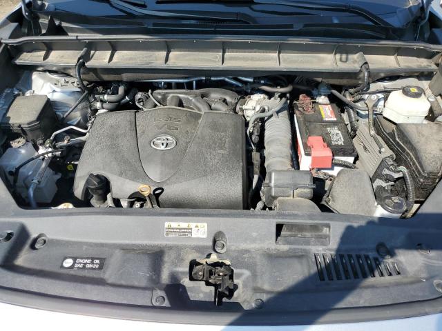 5TDGZRAH6MS520168 - 2021 TOYOTA HIGHLANDER XLE 银色 照片 12