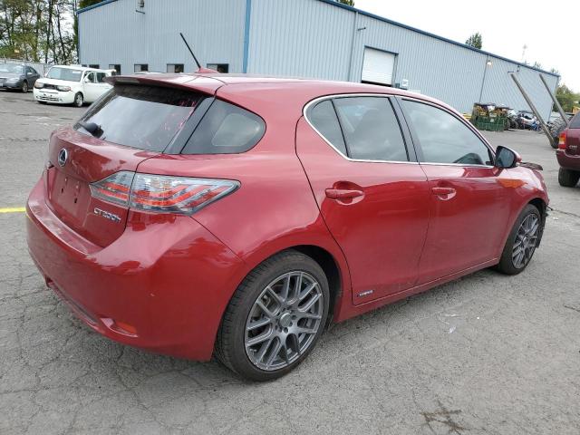 JTHKD5BH1C2101942 - 2012 LEXUS CT 200 RED photo 3