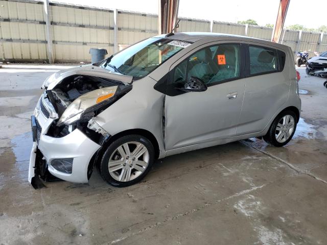 KL8CD6S9XDC621579 - 2013 CHEVROLET SPARK 1LT SILVER photo 1