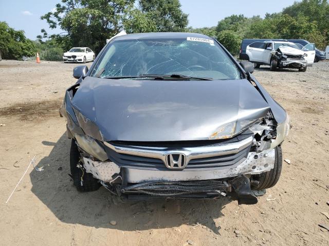 19XFB2F52CE331676 - 2012 HONDA CIVIC LX GRAY photo 5