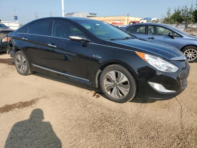 KMHEC4A44EA118197 - 2014 HYUNDAI SONATA HYBRID BLACK photo 4