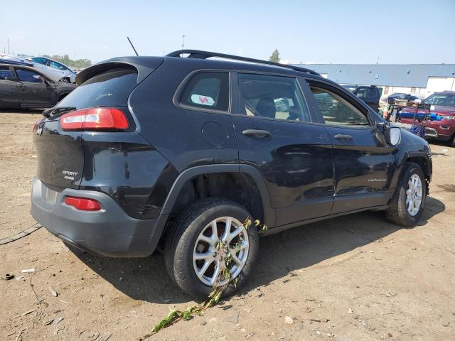 1C4PJLAB2FW637118 - 2015 JEEP CHEROKEE SPORT BLACK photo 3