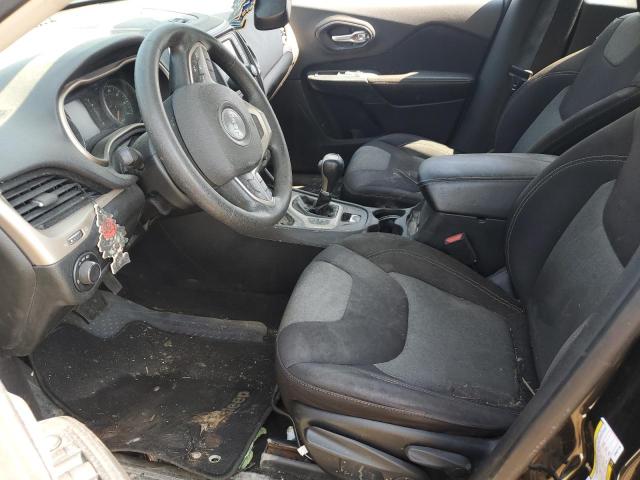 1C4PJLAB2FW637118 - 2015 JEEP CHEROKEE SPORT BLACK photo 7