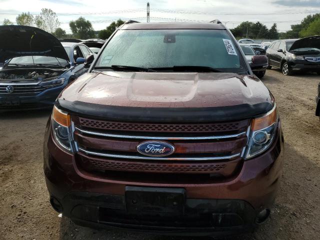 1FM5K8F81FGA25321 - 2015 FORD EXPLORER LIMITED BURGUNDY photo 5