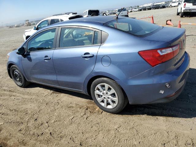 KNADM4A35G6687261 - 2016 KIA RIO LX BLUE photo 2