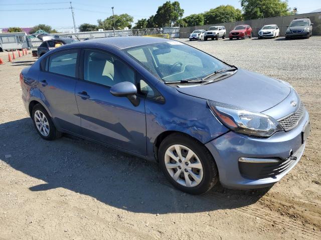 KNADM4A35G6687261 - 2016 KIA RIO LX BLUE photo 4