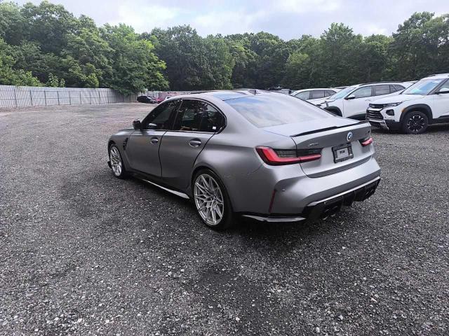 WBS43AY00RFS31132 - 2024 BMW M3 COMPETITION GRAY photo 2