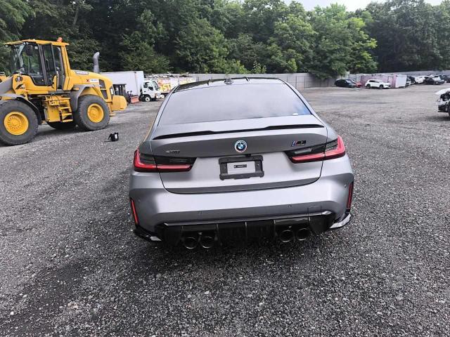 WBS43AY00RFS31132 - 2024 BMW M3 COMPETITION GRAY photo 6