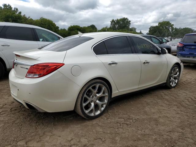 2G4GV5GV8C9213671 - 2012 BUICK REGAL GS WHITE photo 3