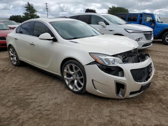 2G4GV5GV8C9213671 - 2012 BUICK REGAL GS WHITE photo 4