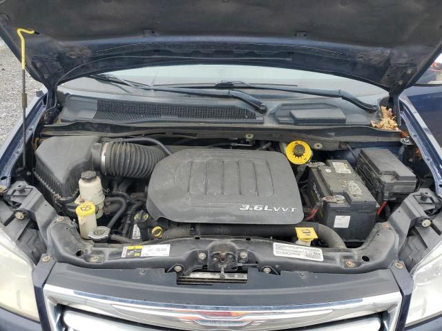 2C4RC1CG6ER234296 - 2014 CHRYSLER TOWN & COU TOURING L BLUE photo 12