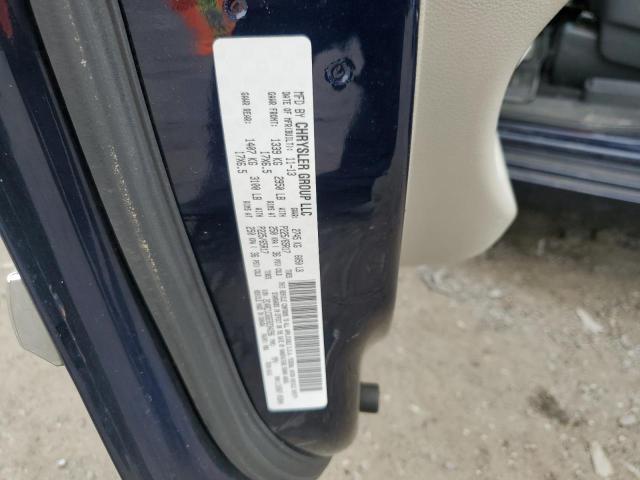 2C4RC1CG6ER234296 - 2014 CHRYSLER TOWN & COU TOURING L BLUE photo 13