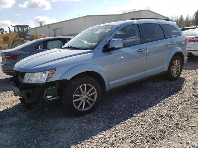 3C4PDCBG2DT671175 - 2013 DODGE JOURNEY SXT BLUE photo 1