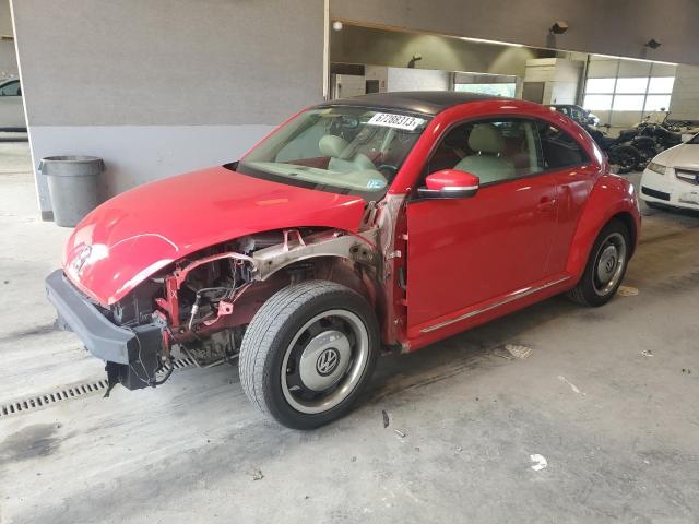 3VWJX7AT7DM613220 - 2013 VOLKSWAGEN BEETLE RED photo 1