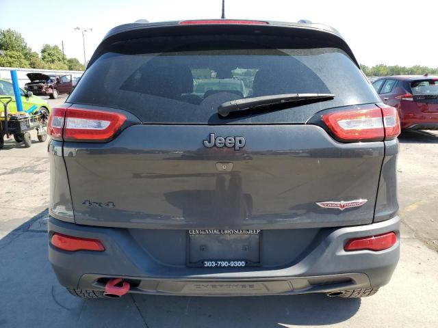 1C4PJMBS8FW551476 - 2015 JEEP CHEROKEE TRAILHAWK GRAY photo 6