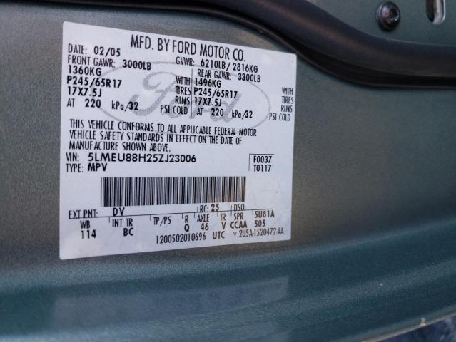 5LMEU88H25ZJ23006 - 2005 LINCOLN AVIATOR 灰色 照片 13