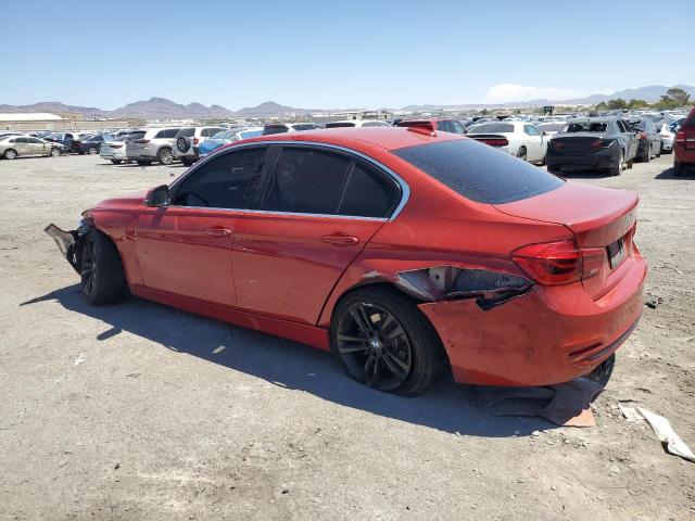 WBA8B9C52JEE81513 - 2018 BMW 330 I RED photo 2