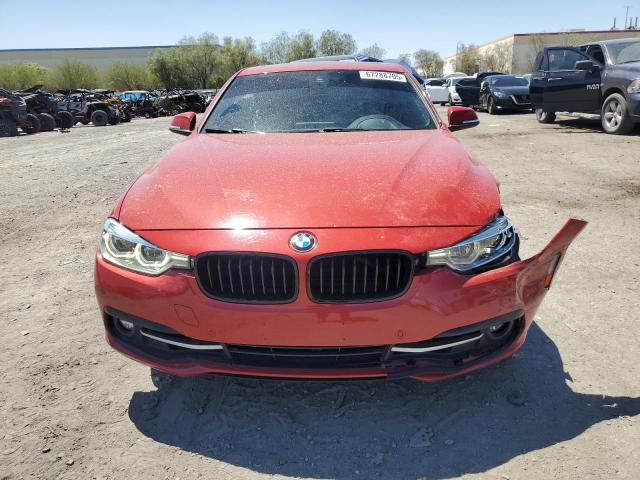 WBA8B9C52JEE81513 - 2018 BMW 330 I RED photo 5