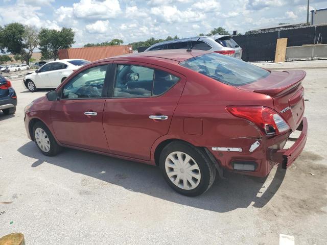 3N1CN7AP6KL834608 - 2019 NISSAN VERSA S RED photo 2